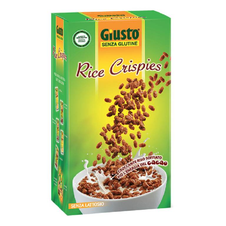 GIUSTO S/G RICE CRISPIES CACAO