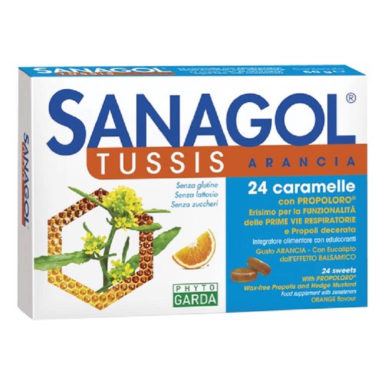 SANAGOL TUSSIS ARANCIA 24CAR